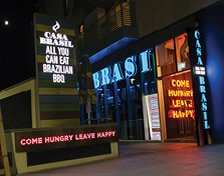 Cassa brasil illuminated sign