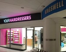 Your hairdressers shop illuminated